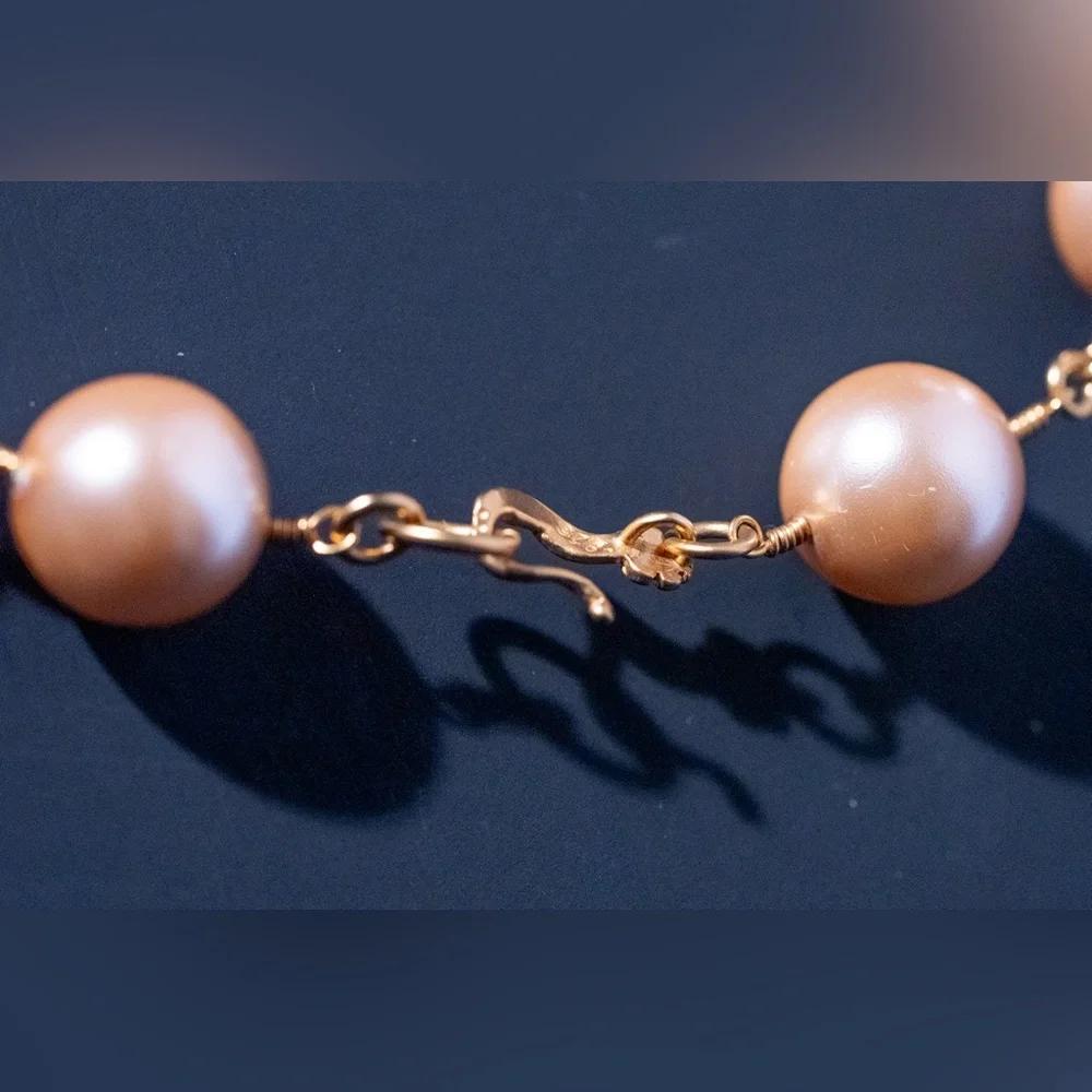 Vintage Tanner Elegant Pearl Necklace with matching bracelet #21